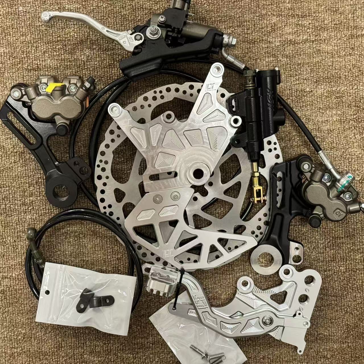 Brake Caliper - Dual Caliper Bracket Kit for Light