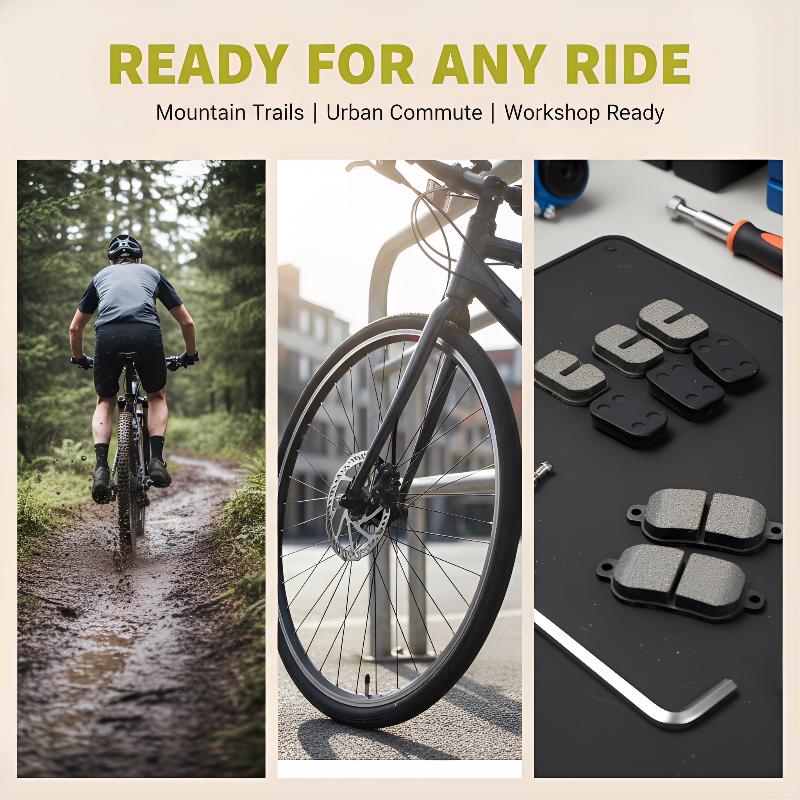 Brake Pads Bike - Premium Disc Brake Shoe Pads Fit