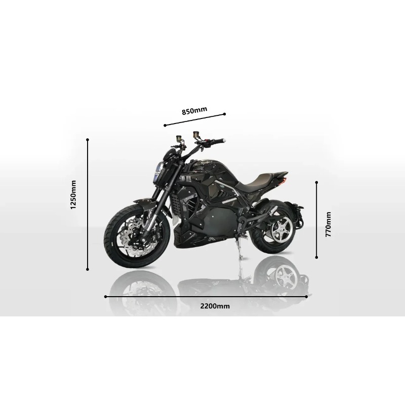 Hot Sale 72V13000W Electric Bi - Brake Disc Motorcycle recension och pris