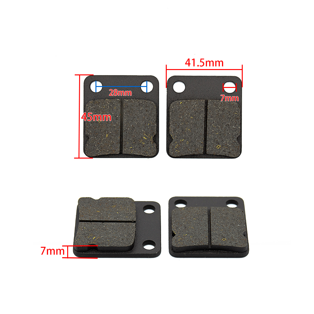 Motorcycle BRAKE PADS 50cc - 2 - Brake Pads Bike recension och pris