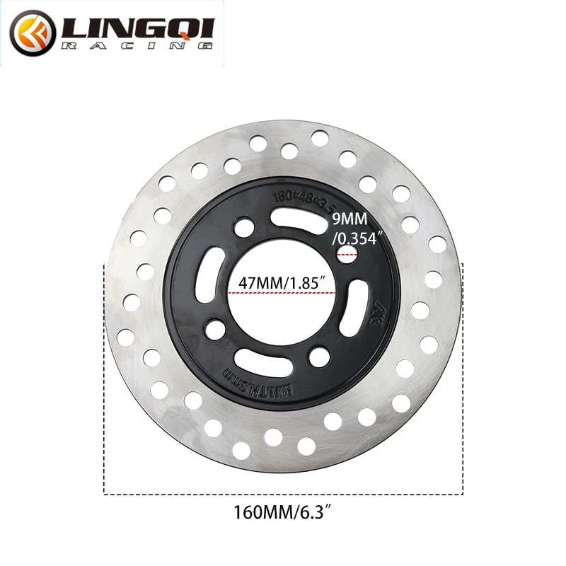 LINGQI RACING 160mm Brake Disc - Brake Pads Bike recension och pris