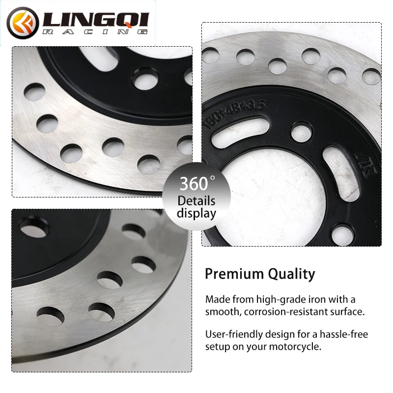 LINGQI RACING 160mm Brake Disc - Brake Pads Bike recension och pris